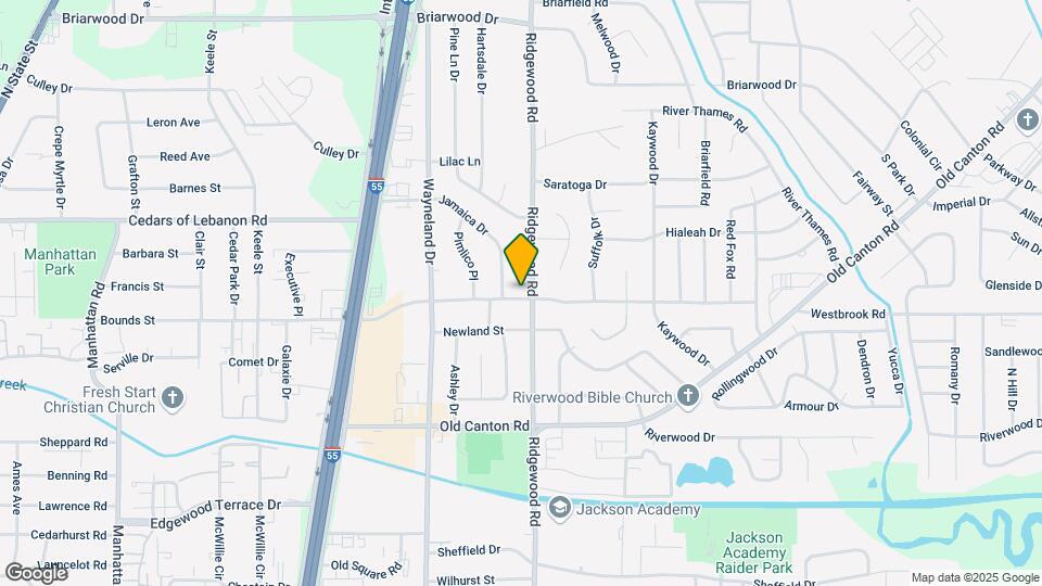 5301 Ridgewood Rd Map and Location Details