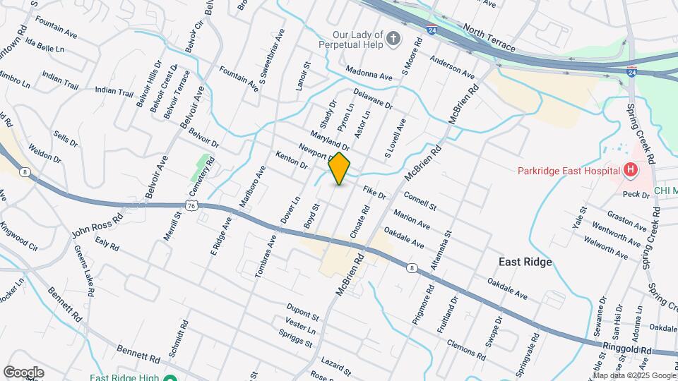 1408 Armour Dr Map and Location Details