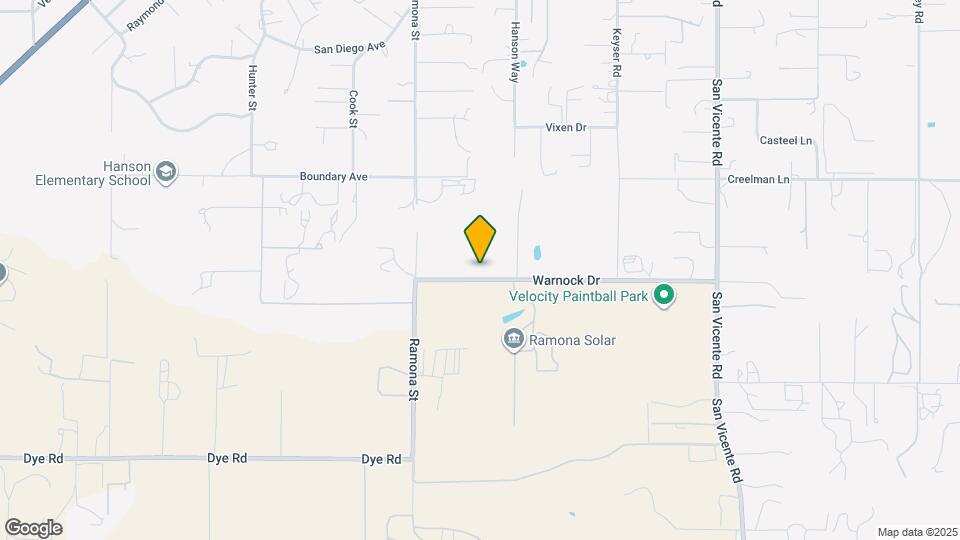 1745 Warnock Dr Map and Location Details