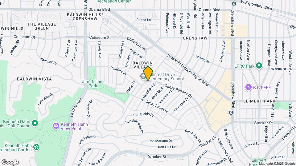 4018 Hillcrest Dr Map and Location Details