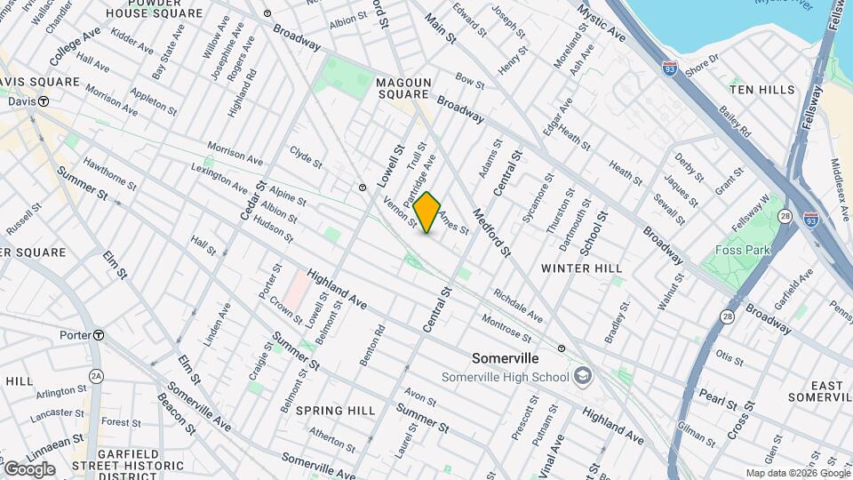 38 Vernon St Map and Location Details