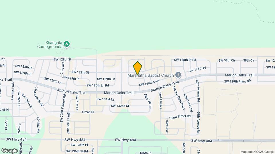 6581 SW 129th Ln Map and Location Details