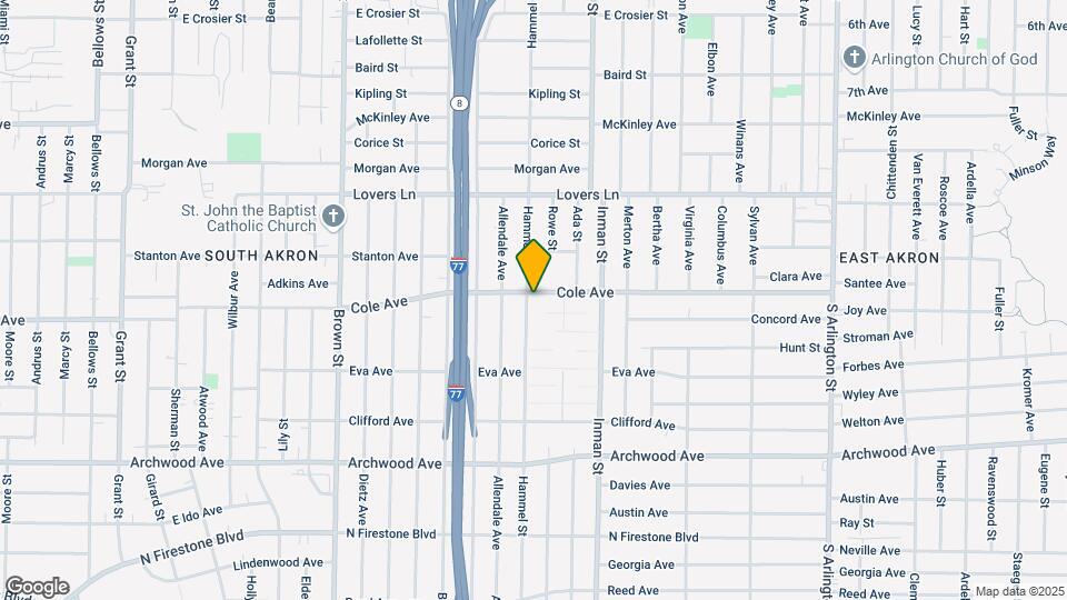 965 Hammel St Map and Location Details