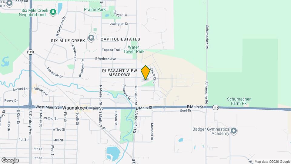 616 Hillcrest Dr Mapa y Detalles de la Ubicación