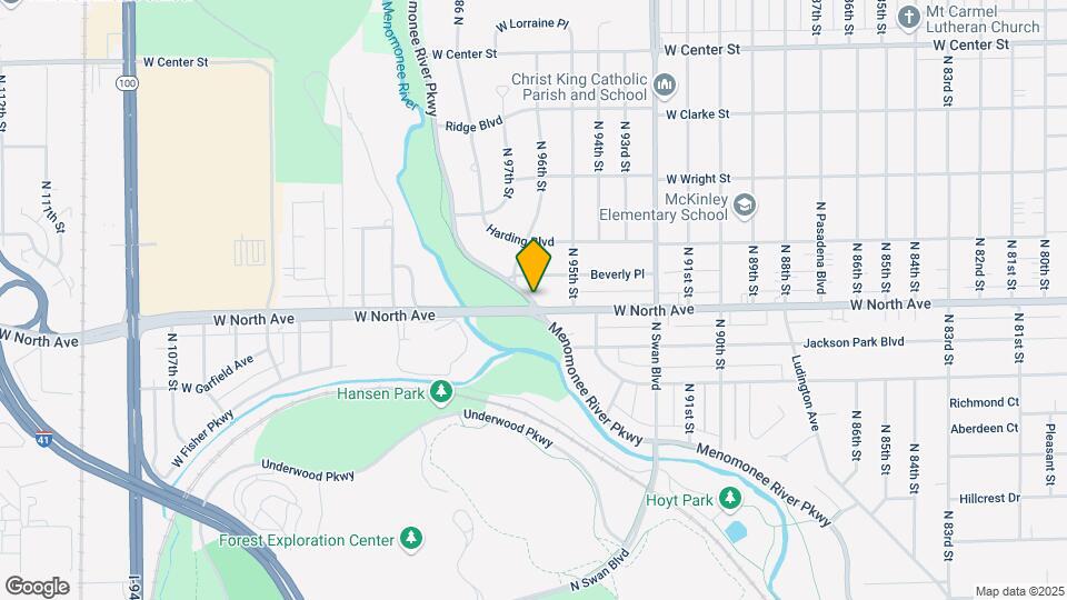 2310 N Menomonee River Pkwy Mapa y Detalles de la Ubicación