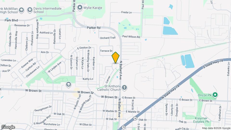 437 Carver Map and Location Details