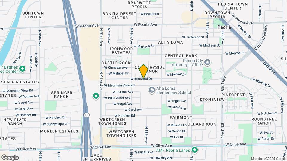 8761 W Ironwood Dr Map and Location Details
