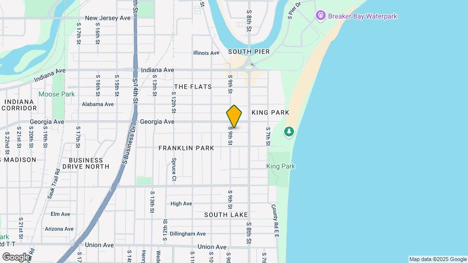 1419 S 9th St Map and Location Details