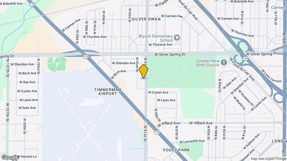 5437 N 91st St Map and Location Details