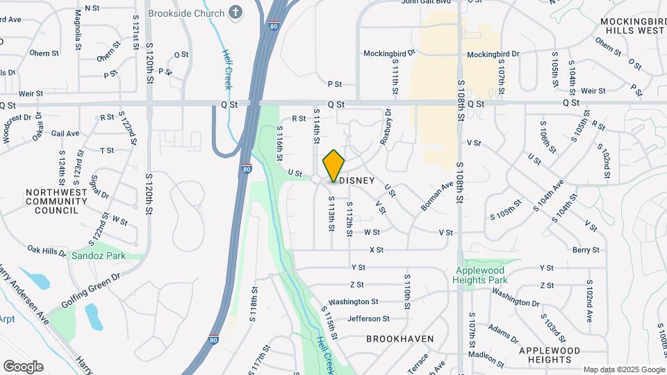 5611 S 113th St Map and Location Details