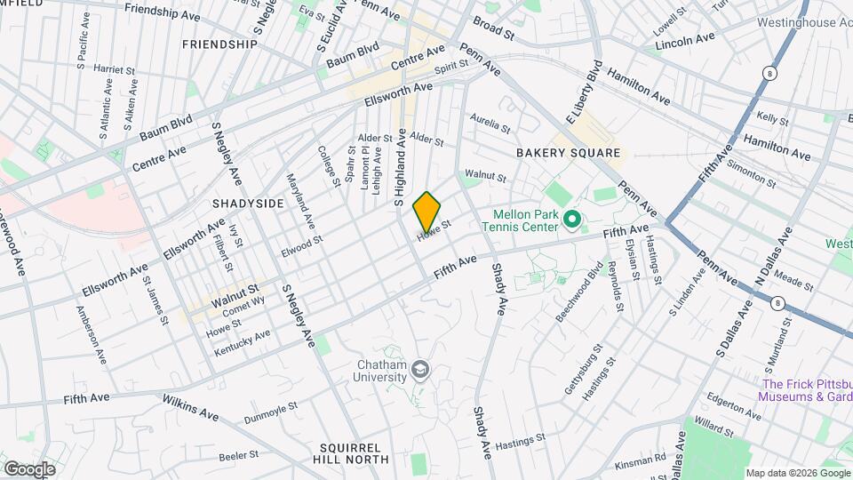 6016 Howe St Mapa y Detalles de la Ubicación