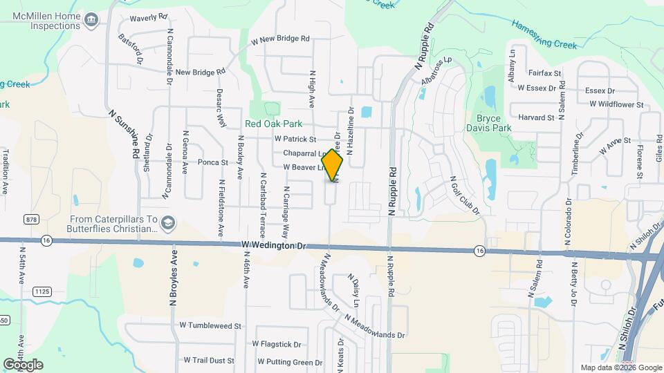 1355 N Plum Tree Dr Map and Location Details