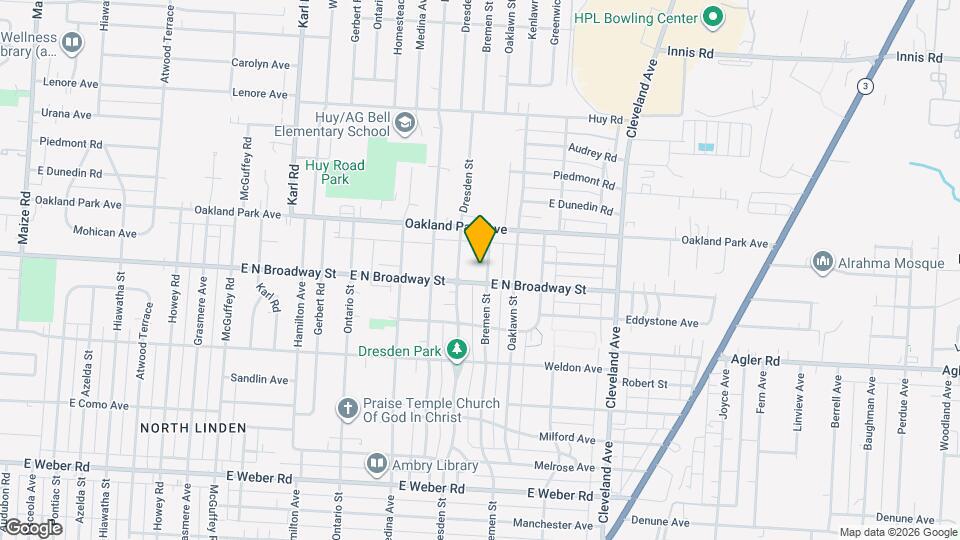 3095 Bremen St Mapa y Detalles de la Ubicación