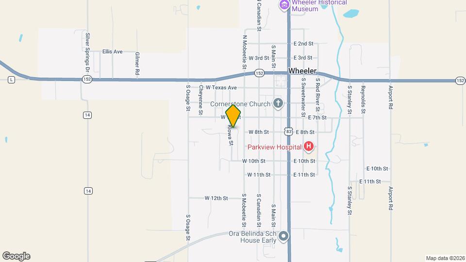 801 Kiowa St Map and Location Details