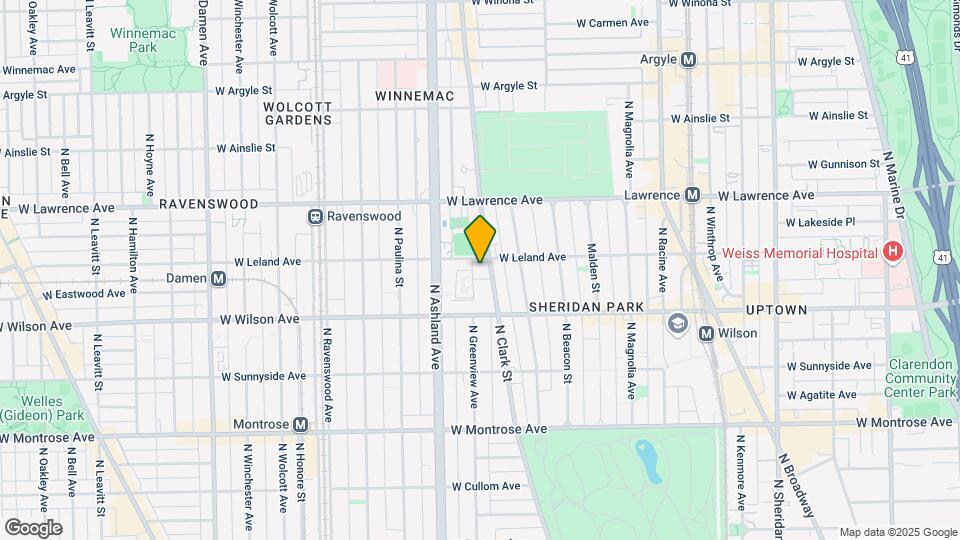4651 N Greenview Map and Location Details