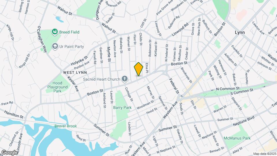 533 Boston St-Unit -1 Map and Location Details