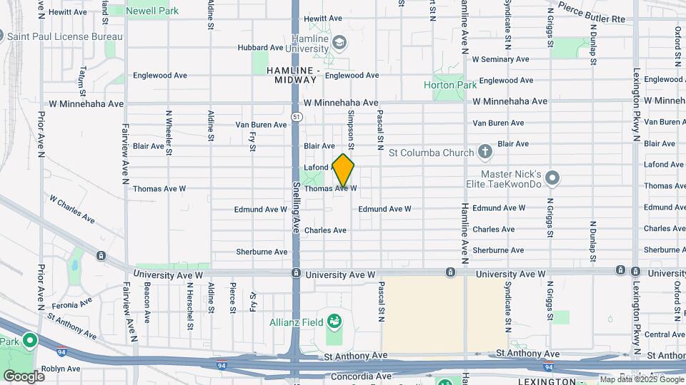 Thomas Avenue Flats Mapa y Detalles de la Ubicación