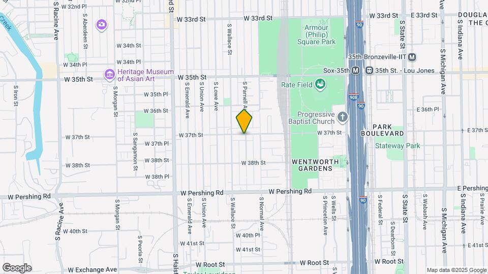 3706 S Parnell Ave Map and Location Details