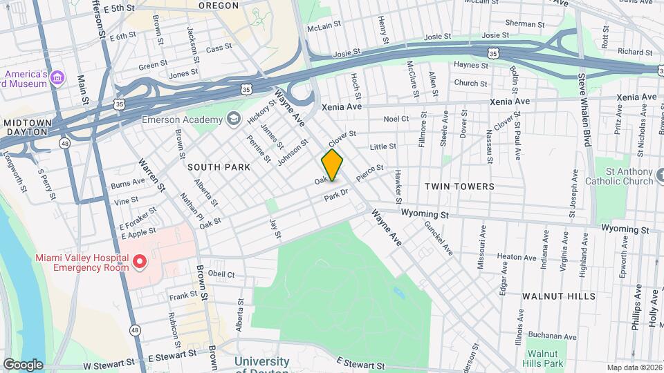 341 Park Dr, Unit 341A Park Drive Mapa y Detalles de la Ubicación