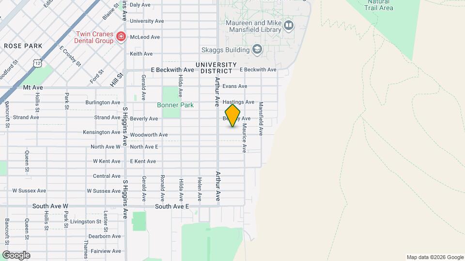 640 Woodworth Ave Mapa y Detalles de la Ubicación