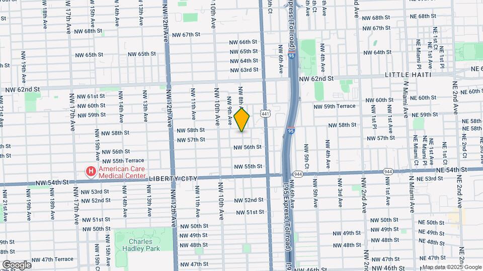 5700 NW 8th Ave Map and Location Details