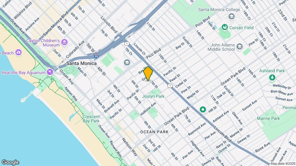 Santa Monica Beach CoLiving Map and Location Details