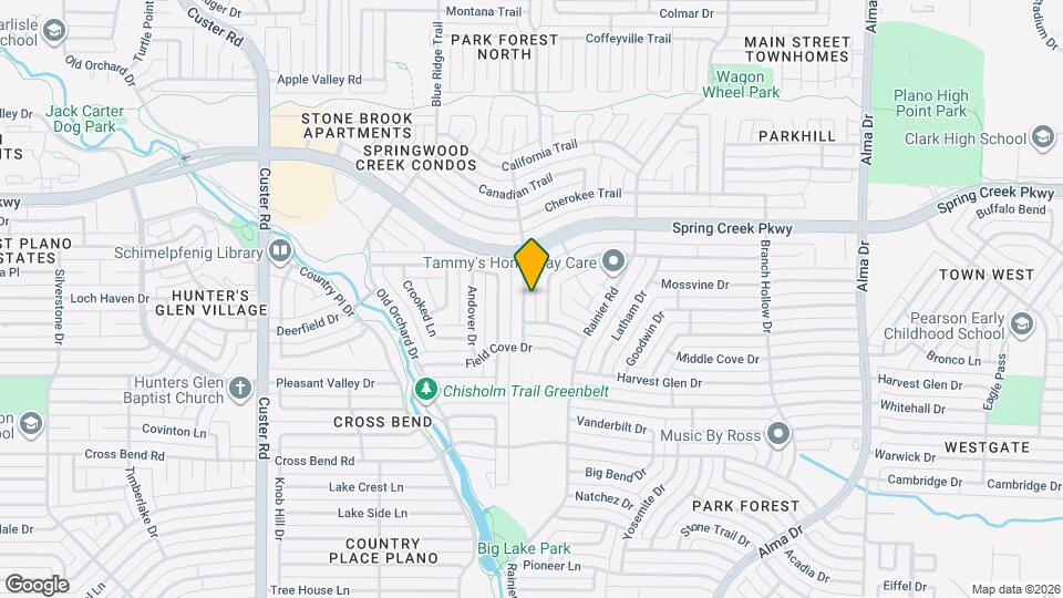 5006 Green Oaks Dr, Unit 8664R3D Map and Location Details