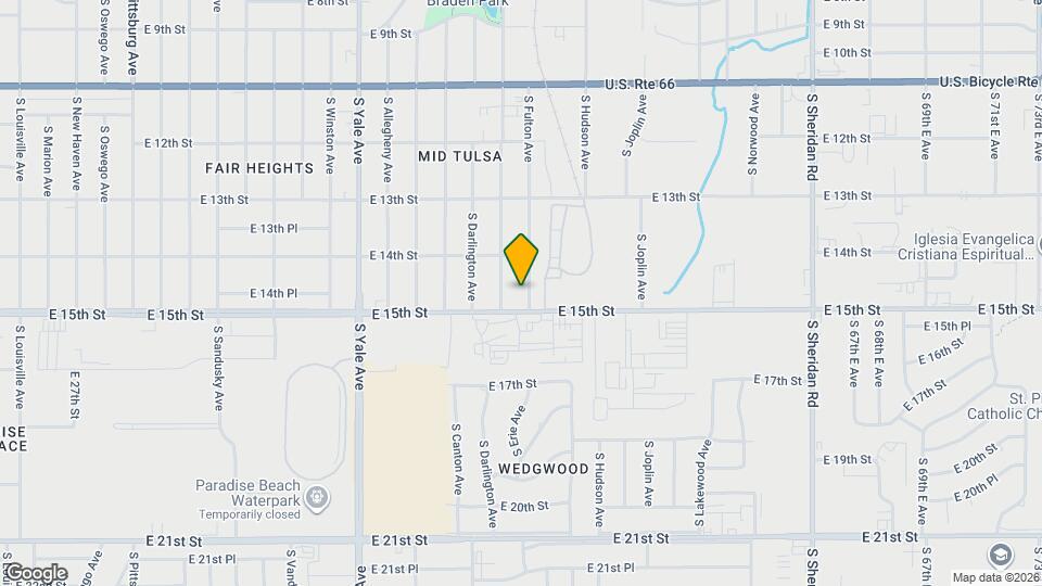 1436 S Fulton Ave Map and Location Details