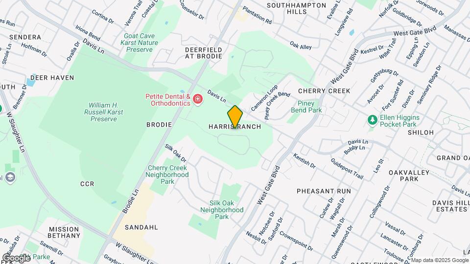 9201 Brodie Ln Mapa y Detalles de la Ubicación