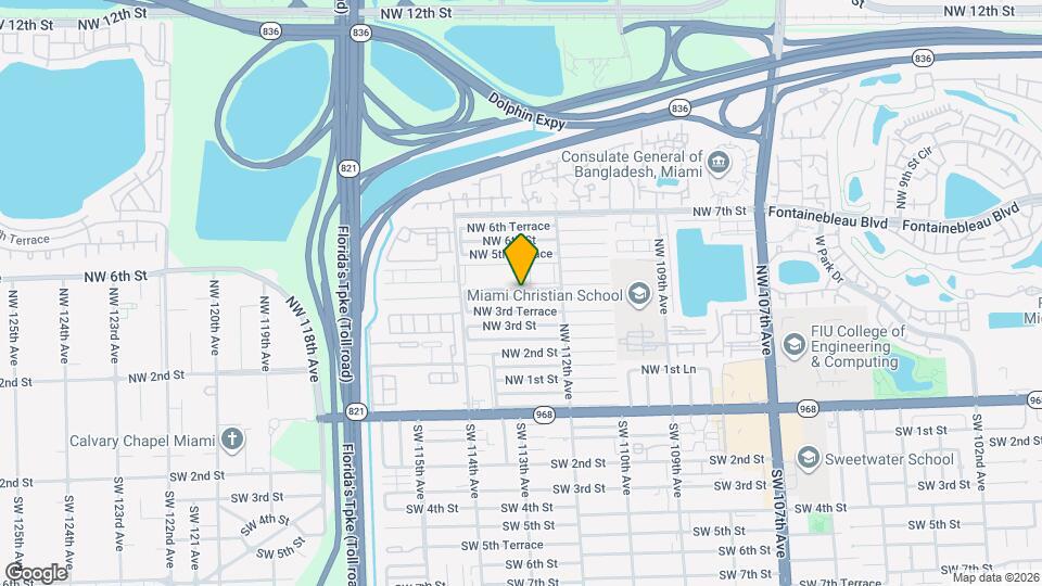 11239 NW 4th St Map and Location Details