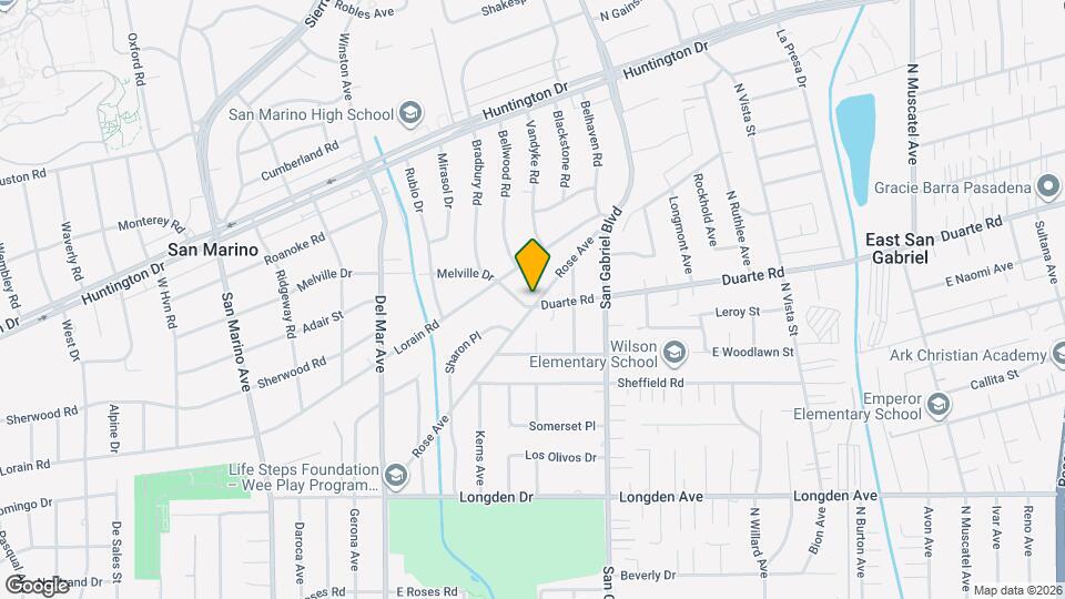 2855 Duarte Rd Map and Location Details