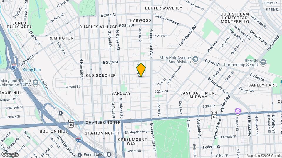 2323 Barclay St, Unit 3 Map and Location Details