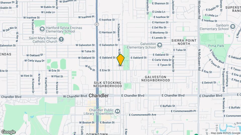 409 N Delaware St Map and Location Details