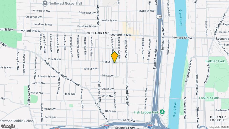950 Davis Ave NW Map and Location Details