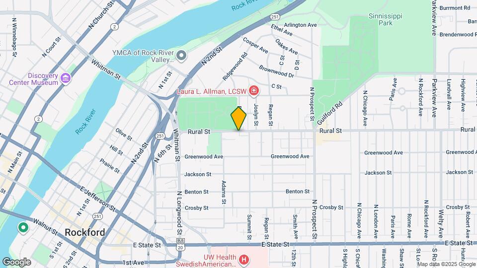 1361 Rural St Map and Location Details