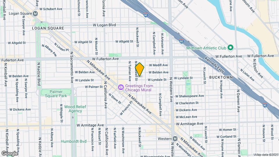2572 W Lyndale St Map and Location Details