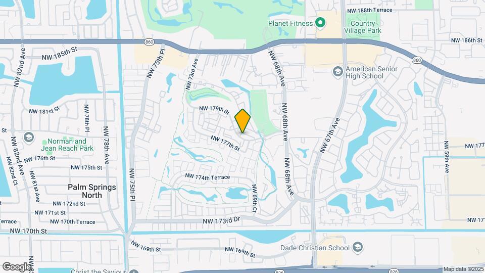 6935 NW 179th St Map and Location Details