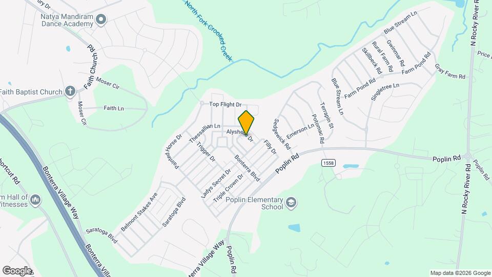5117 Alysheba Dr Map and Location Details