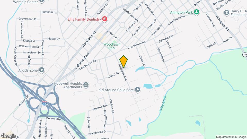 1425 Dinwiddie Ave Mapa y Detalles de la Ubicación