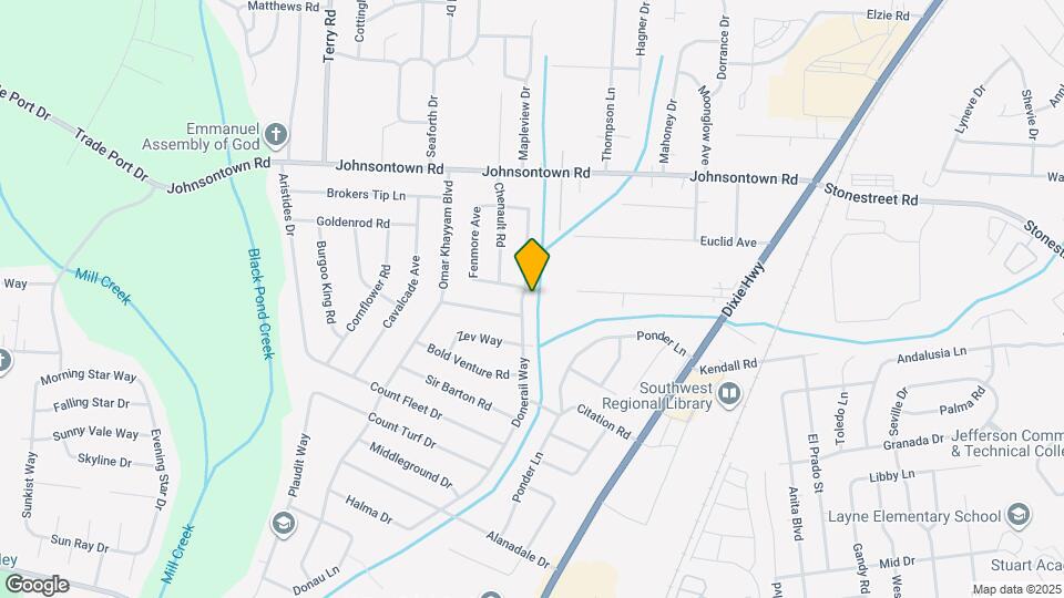 9229 Donerail Way Map and Location Details