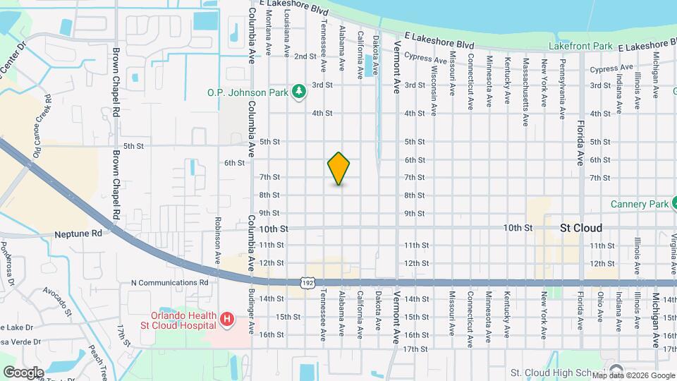 718 Alabama Ave Map and Location Details