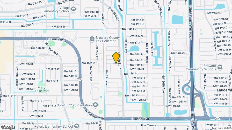6200 NW 16th St Map and Location Details