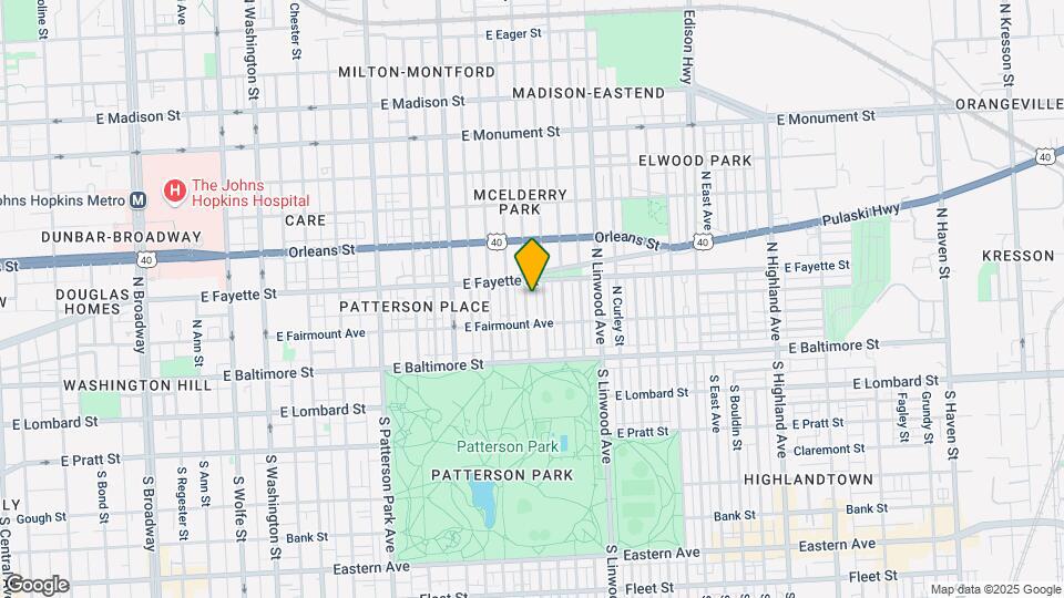 133 N Lakewood Ave Map and Location Details