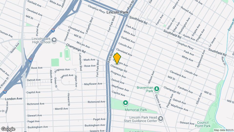 1168 Champaign Rd Mapa y Detalles de la Ubicación