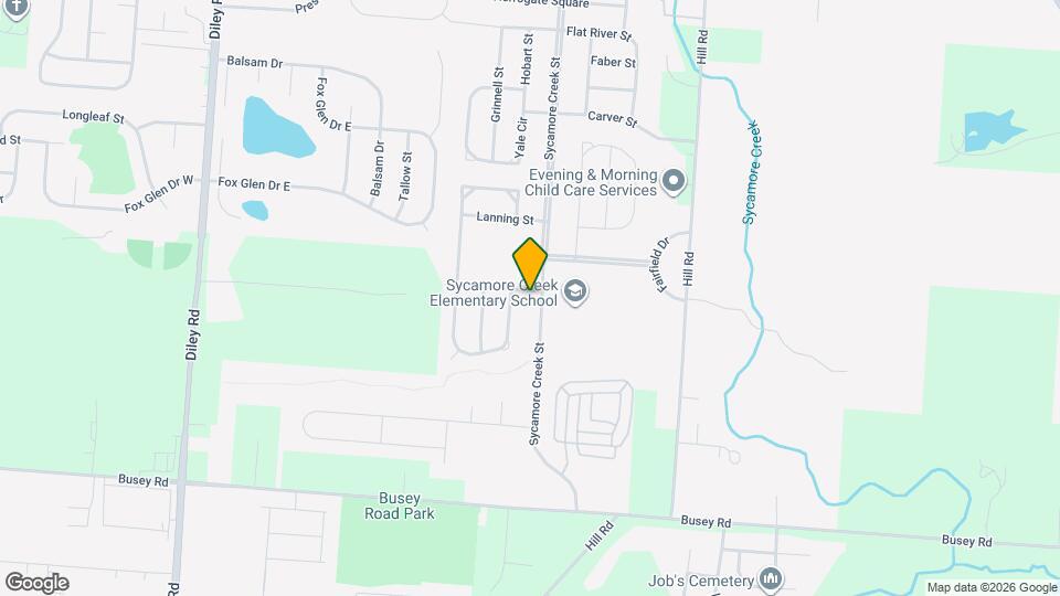485 Sycamore Creek St Map and Location Details