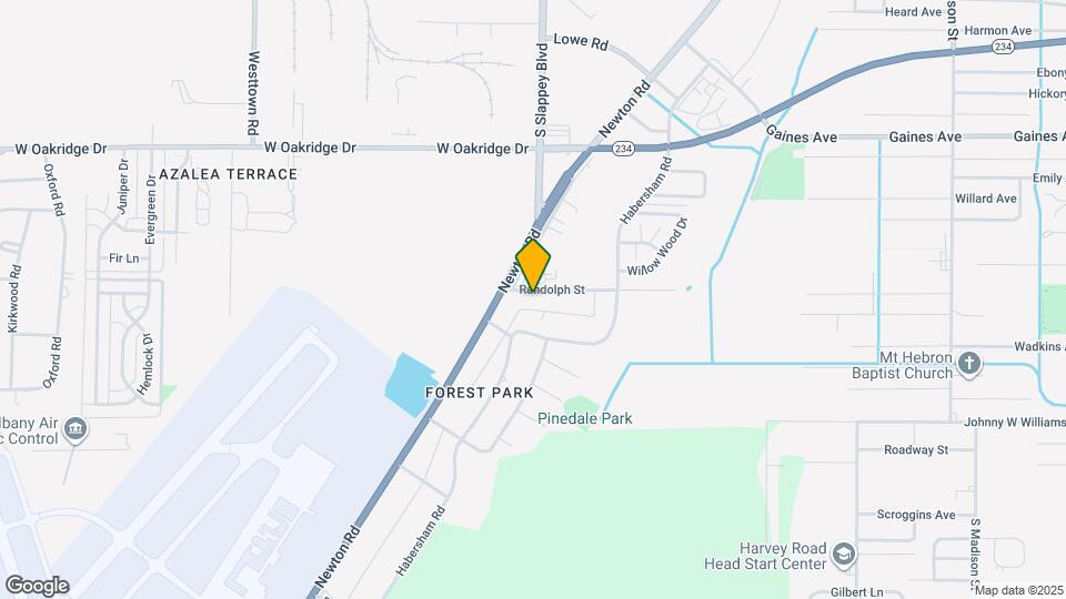 1022 Randolph St Map and Location Details