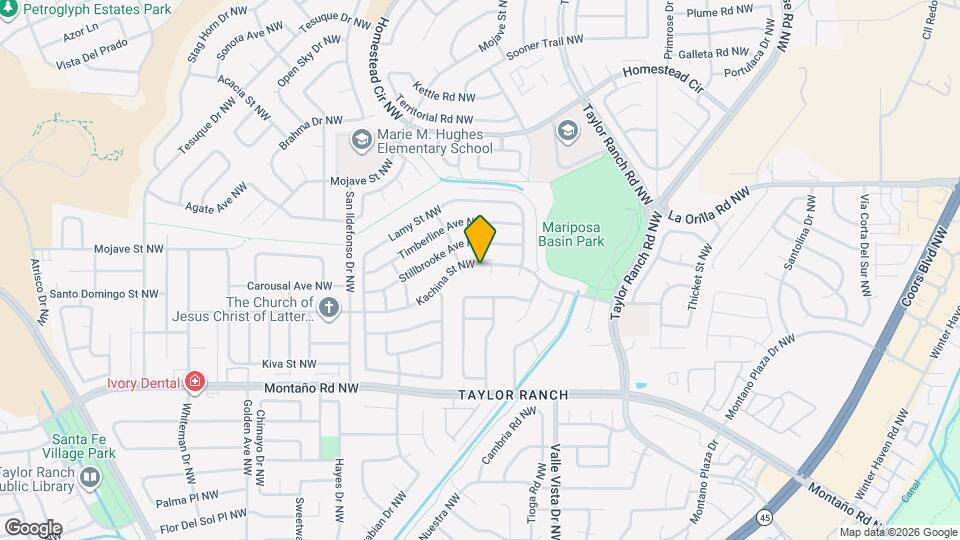 5408 Kachina St NW Map and Location Details
