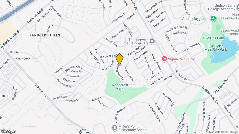 11212 Forest Pass Ct Map and Location Details