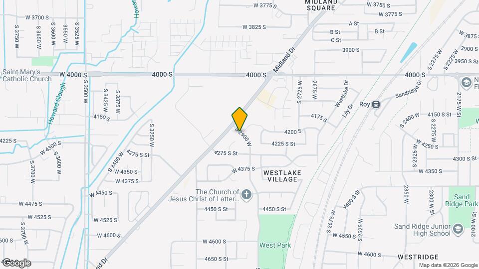 4245 S 2900 W Map and Location Details