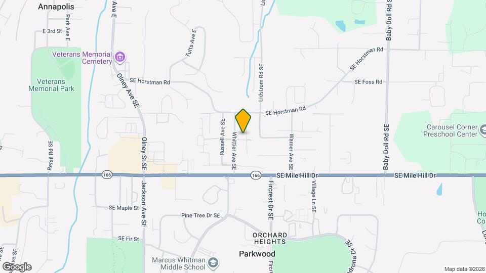 3899 SE Harriet St Map and Location Details